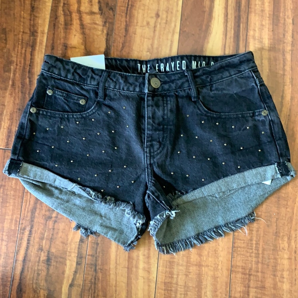 Cute black jean shorts